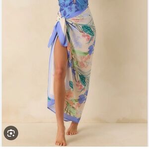Blue and Cream Sarong